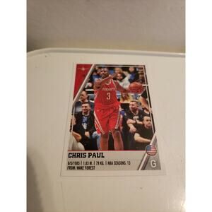 Chris Paul 2018-2019 Panini Sticker #258 - Houston Rockets - European Italy